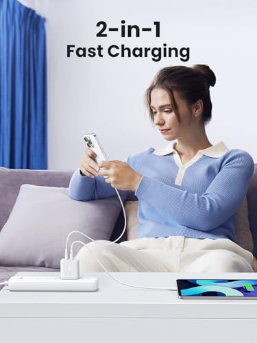 UGREEN 2 Pack 20W USB C PD Wall Charger Block Fast Charge, 2 Ports PD + QC, Compatible with iPhone 17 16 15 14 Pro Max, Pixel 10 9 8 Pro, Galaxy S26 S25 S24 S23, iPad Air and More