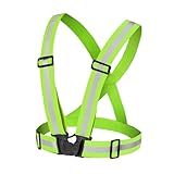 Restez en sécurité et visible avec le gilet réfléchissant. La couleur verte vive assure la vision, ce qui vous permet de vous sentir facilement dans des conditions de faible luminosité et d'attirer l'attention des autres sur votre lieu de séjour