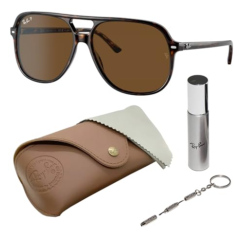Image of Ray-Ban RB2198 BILL Square Shaped Sunglasses for Men & Women with Official RAYBAN Eyewear Kit