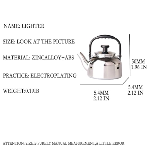Encendedor Kettle rellenable de butano miniatura 6