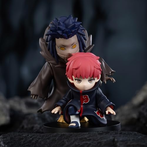 Image of POP MART Naruto: Shippuden Series Battle Against Akatsuki Themed Blind Box Figures, Collectible Toys Home Decorations, Holiday Birthday Gifts for Girls and Boys, Whole Set