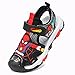 MODRYER Sandales Spiderman pour Enfants Boys Chaussures Plage Non Glissées Sold Pantoufles Piscine Sabots Girls Mules Athletic Anniversaire Cadeau d'anniversaire,Red- 27
