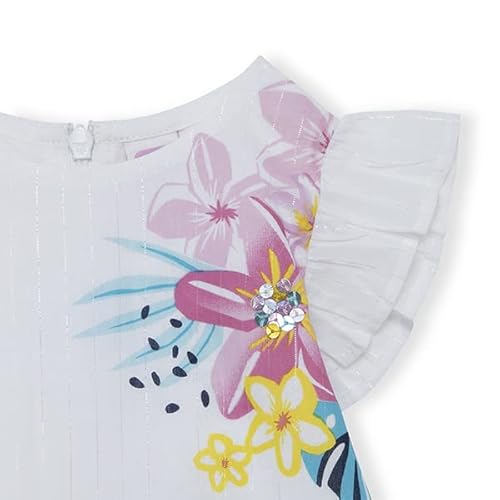 TUC TUC Tahiti Vestito, Bianco, 3 Anni Bimba