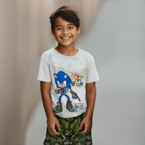 Boys Pajama Set 2 Piece - Mario, Sonic, Pokemon, Scooby Doo - Short Sleeve Top & Shorts Pajama Set - Kids & Toddler Pajamas2
