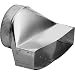 Broan 459 Range Hood Round Transition Duct, 3-1/4" x 14" to 8"