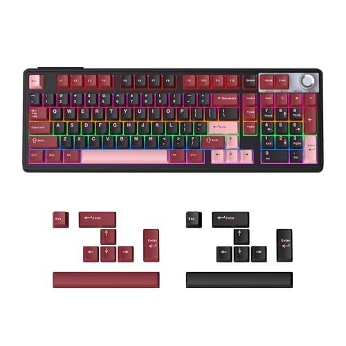 FOPATO 98% Wireless/Wired Membrane Keyboard for...