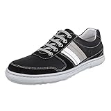  Ital Design 10221 Baskets basses en cuir pour homme Noir Taille 42, 42 EU