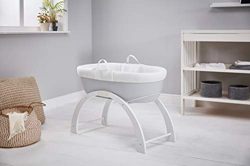 Support à bascule Shnuggle blanc réglable et incurvé pour le confort de bébé