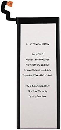 Caka Replacement Battery for Samsung Galaxy Note 5 with Free Tools and Instructions 3.85V 3000mAh Li-ion Polymer Original Quality Battery