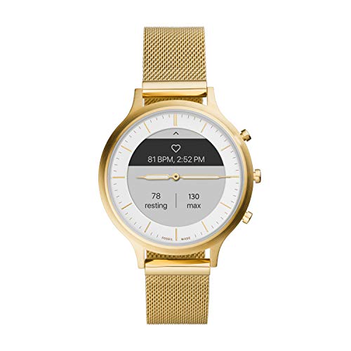 Fossil Hybrid Smartwatch Hr Charter Gold-Tone Stainless Steel #TOP4