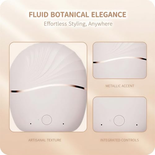 Cepillo alisador portátil recargable para cabello miniatura 4