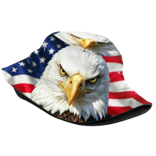 Image of Bucket Hat for Women Men, Fashion Print Outdoor Beach Hat Packable Sun Cap for Travel Hiking