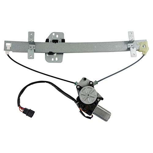 Image of TRQ Front Driver Side Power Window Motor and Regulator Assembly Power One Touch Anti Pinch Compatible with 2006-2014 Honda Ridgeline