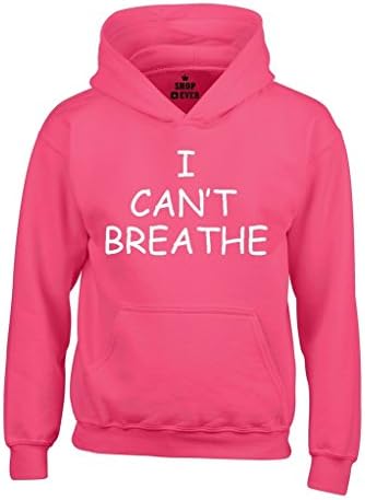 I Can't BREATHE Hoodies Eric Garner Sweatshirts Medium Heliconia Pink Apparel