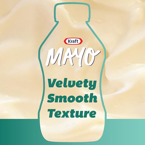 Kraft Real Mayo Creamy & Smooth Mayonnaise, 12 fl oz Bottle