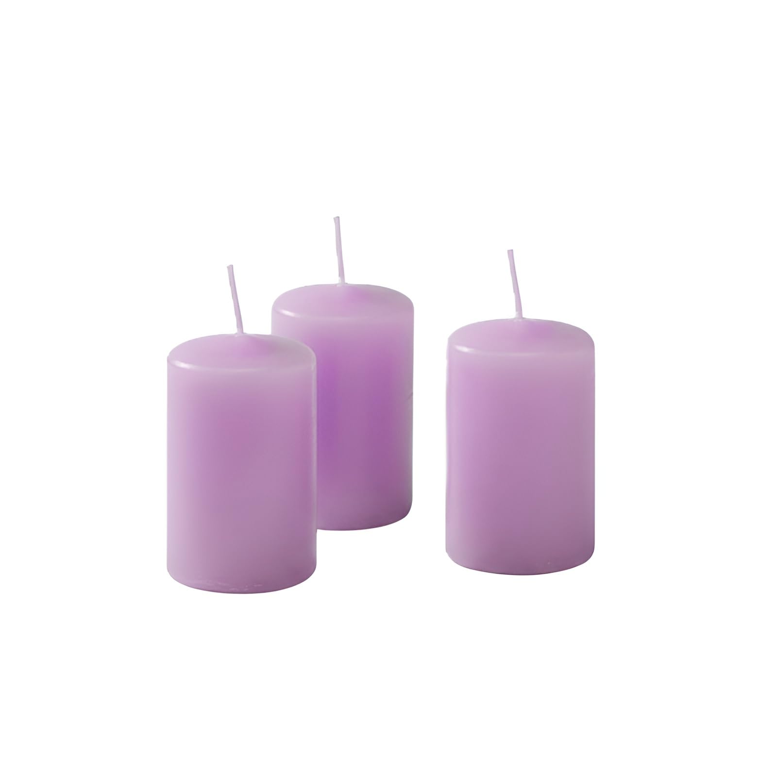 Cereria di Giorgio Risthò Candles Diameter 4 cm Height 7 - Powder Purple - Pack of 12