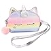 YUIP Licorne Bandoulière Sac a Main Petite FilleYUIP Mignonnes Épaule Brillant PU Sac à Main Bandoulière Petit Glitter Mignon, Personnalité pour Filles Adolescentes Femmes licorne bandoulière sa