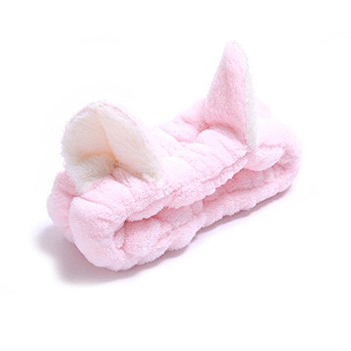 JingyangO Women Girls Make up Lovely Ear Hair Band Cute Pretty Beauty Lovely Stylish Meow Cat Ears Cosplay Party Gift Elastic Hair Band