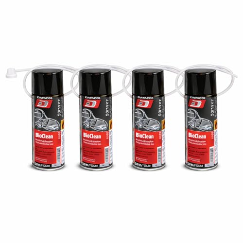 BioClean Higienizante & Bactericida 400 ml Datacol – Spray Profesional para Aire Acondicionado y Climatización | Elimina Bacterias, Hongos y Malos Olores + Fragancia Fresca (4, 400 ml)