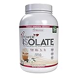 nPower Nutrition Grass Fed Whey Protein Isolate Powder, Vanilla Cupcake, 20g Protein, 5g BCAA, Low Carb, Lactose Free, 1.8 lb Tub