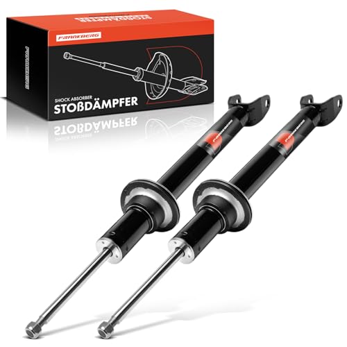 Frankberg 2x Shock Absorber Shock Absorber Front Left Right Gas pressure Compatible with C-Class W205 C-Class T-Model S205 C-Class Coupe C205 Replace# 2053200230