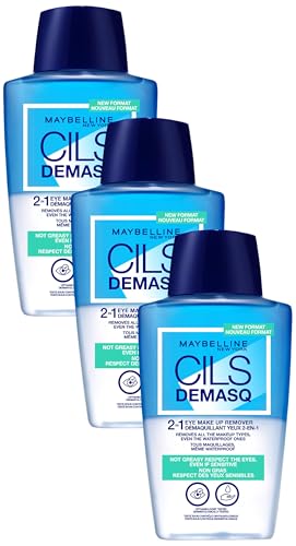 Maybelline New York Cils Demasq Démaquillant Bi-Phase Yeux, 150 ml (Lot de 3)