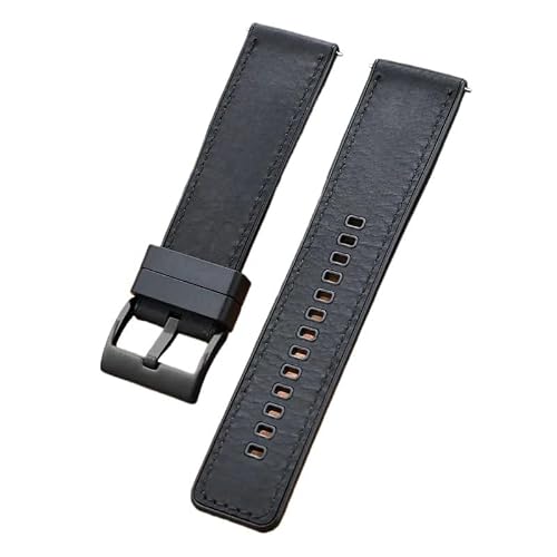 SRMVRNKNNK �X�g���b�v 20/22/24mm Fit For Huawei �Ή� Fit For Seiko �Ή� �V���R���� ���v�o���h Fit For Omega Fit For MoonSwatch �Ή�(Black02,22mm)