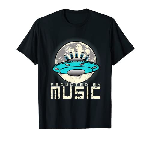 secuestrado de música Ufo Alien Space Festival Extranterráneo Camiseta