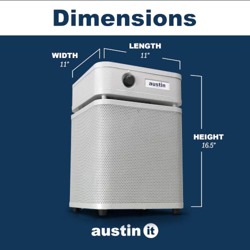 Image of Austin Air HealthMate Plus Junior Air Purifier, Sandstone, Model A250