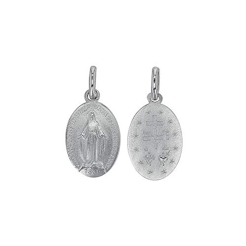 Médaille miraculeuse en argent vieilli bijou chrétien durable et solide