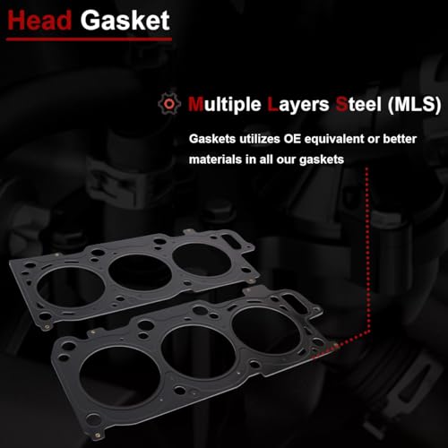 Image of AUCERAMIC Head Gasket Set for Toyota Sienna 2004-2006, Highlander 2005-2007, Camry 2004-2006, Lexus RX330 & ES330 2004-2006 3.3L V6 Replace# HS26266PT