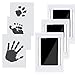 JustFine® 3 pcs Baby Handabdruck und Fußabdruck Set, baby fussabdruck set, Pfotenabdruck Set Hund, Pfotenabdruck Set Katze, clean touch stempelkissen, sicher ungiftig Stempelkissen