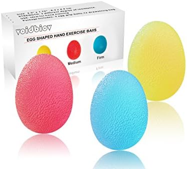 Hand Stress Balls 3 Resistance Set, Arthritis Rehab Exercise Balls, Stroke Auxiliary Therapy Balls