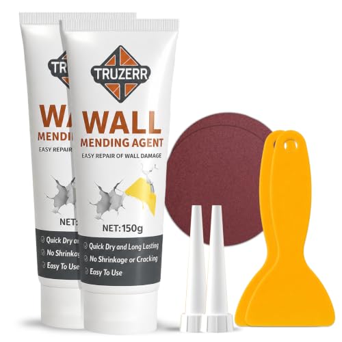 Image of Wall repair paste (150g x 2) wall putty paste, wall crack repair for walls Holes & Damage | wall crack filler, DIY wall paint repair | Wall putty Filler, putty paste, wall paint repair (300g)