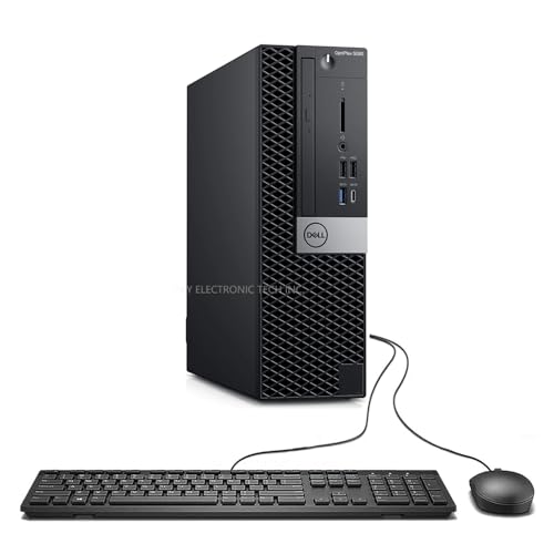 Image of Dell OptiPlex 5060 SFF Desktop PC Computers Small Form Factor, Intel i7-8700 6-Core, 32GB DDR4 RAM, 1TB SSD, HDMI, Wi-Fi, Bluetooth, Mouse & Keyboard, Windows 11 Pro (Renewed)