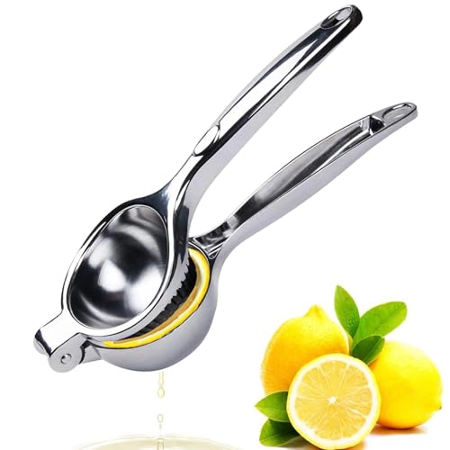 Brysalis Extracteur de Jus Manuel, Presse Citron, Presse-Citron a Main avec Poignée Ergonomique, Extracteur de Jus Manuel, Presse-Agrumes Portatif, avec Diamètre de 7 cm, pour Citron, Citron Vert