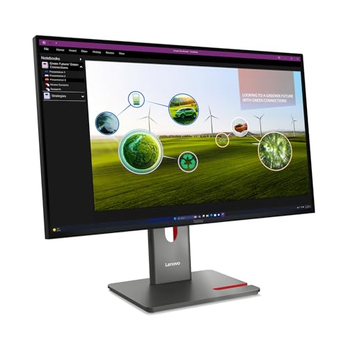 Lenovo ThinkVision P27Q 40 Écran LED 27 2560 x 1440 QHD @ 120 Hz IPS 350 cdm² 1500:1 HDR10 4 ms HDMI DisplayPort eclipse - vue 2