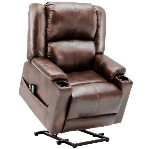 COMHOMA Power Lift Recliner Chairs for Elderly Big Heated Massage ...