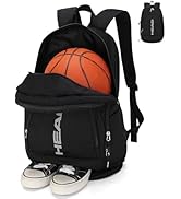 HEAD Waterproof Travel Backpack for Men, Lightweight 15.6 Inch Laptop Backpack with Shoes Compart...