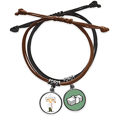 Pulsera de cuerda Colombia con sombrero blanco para looks veraniegos urbanos