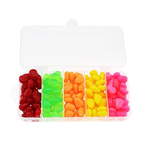 200Pcs Simulation Fake Soft Baits Corn Carp Bait Cover