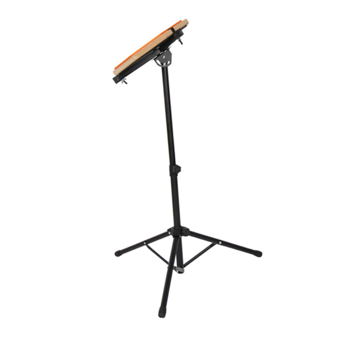 Pied de Caisse Claire Réglable 12 Pouces pour Pad de Pratique en Fer Abs