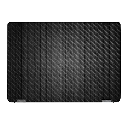 MightySkins Carbon Fiber Skin Compatible with Lenovo IdeaPad Flex 5 16" (2022) Full Wrap Kit - Black Wood | Protective, Durable Textured Carbon Fiber Finish | Easy to Apply | Made in The USA
