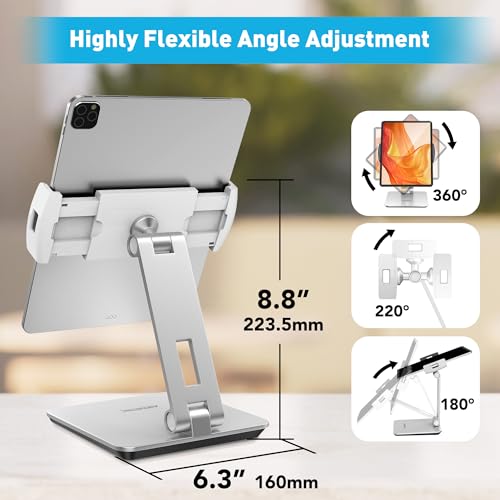 Support de tablette stable AboveTEK pivotant 360 contre les chutes