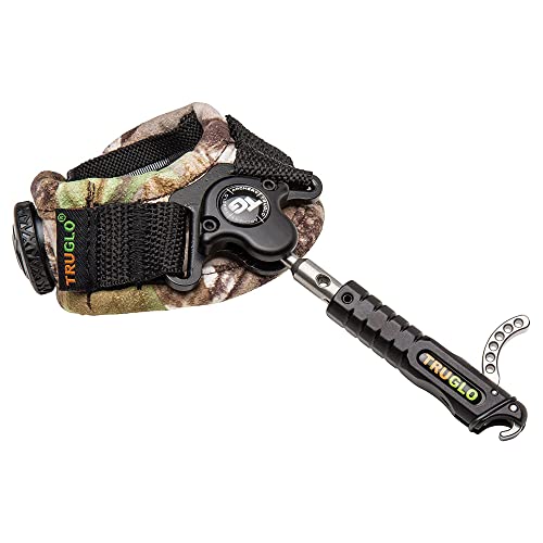 TRUGLO DETONATOR Ultra-Smooth Single Jaw Archery Release, Realtree APG Camo BOA Strap, Side-Lock Connection