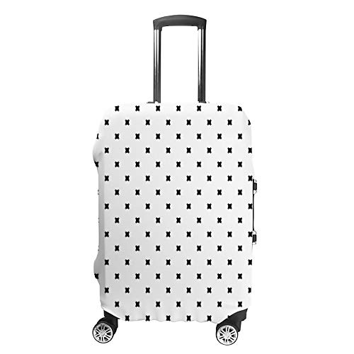 Housse pour bagages de voyage design abstrait noir pour protégez vos valises