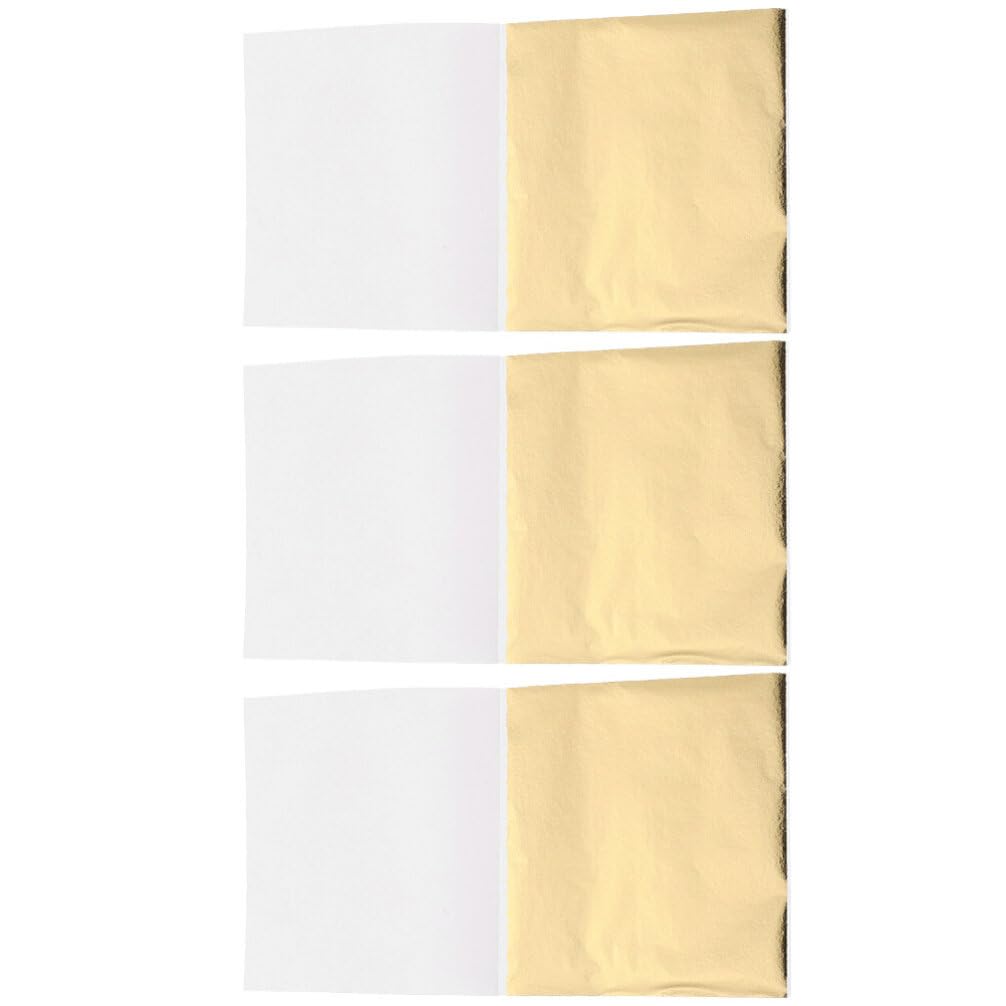MAGICLULU Gold Foil Paper for Crafts 200 Sheets Gilding Craft Foil Sheets DIY Decor