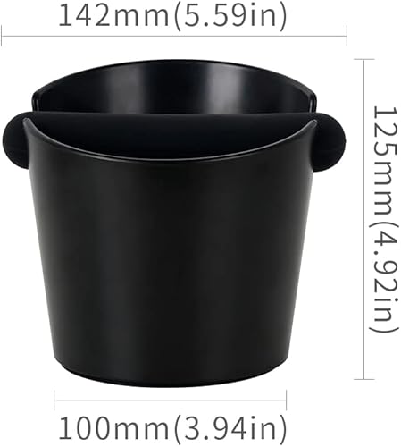 Miniatura 2 de watchget - Caja de café de 4.8 pulgadas, con barra extraíble y base antideslizante, accesorios duraderos para café