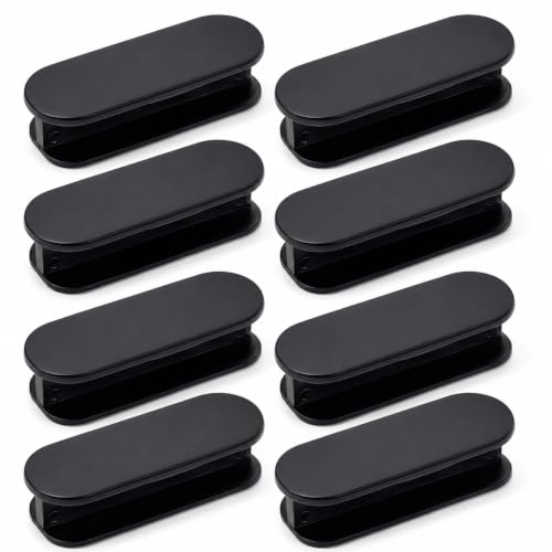 XRYIMYI 8PCS Poignées de Porte de Balcon Adhésives, Poignee de Porte Exterieur, Poignées Autocollantes sans Perçage pour Meubles, Armoires, Fenêtres, Tiroirs, Verre et Surfaces Lisses