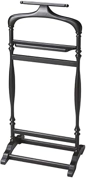 Butler Specialty Company Judson Wood Valet Stand - Black Licorice